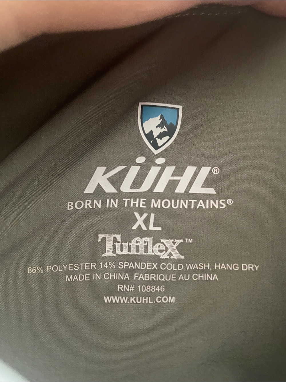 Kuhl Men's Long Sleeve Button-Down Shirt in Taupe - Picture 4 of 8